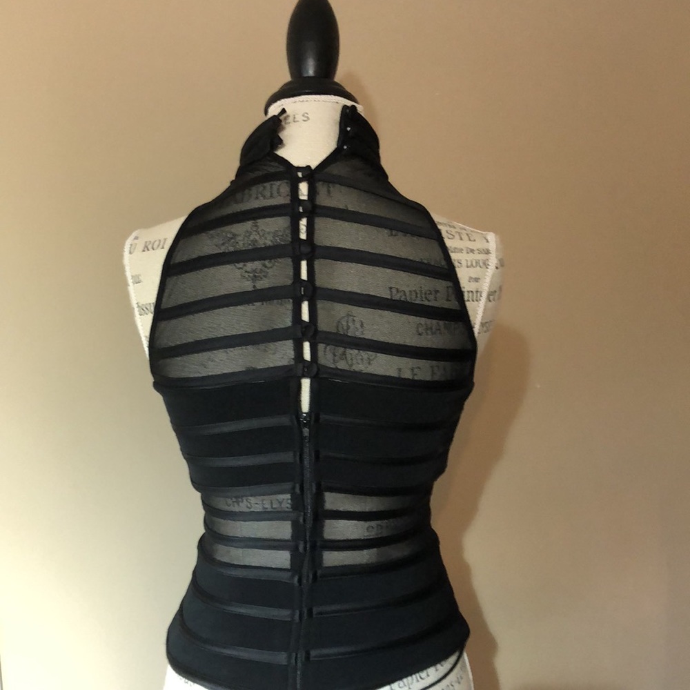 Two Piece Dress Pantsuit, Black (size 6) - Picture 5 of 17